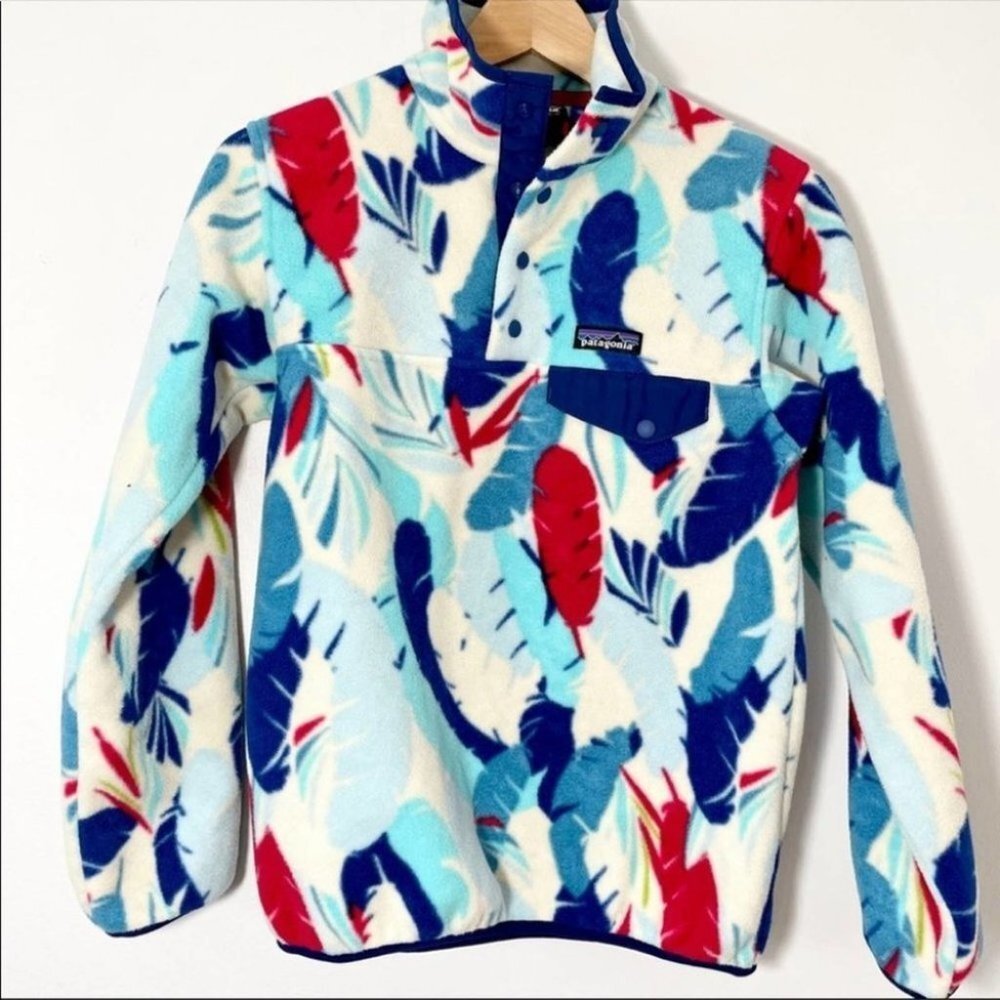 Patagonia Synchilla Snap-T Pullover Feather Dance